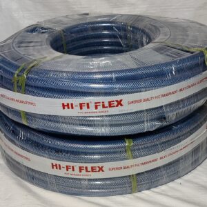 Pvc Hi-Fi White Braided Hose image 1