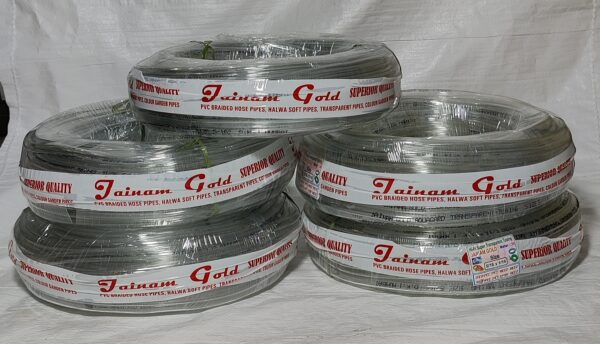 Pvc Jainam Gold Transparent Tubing image 1