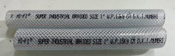 Pvc Hi-Fi Super White Industrial Braided Hose image 2