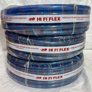 PVC HI-FI WHITE BRAIDED HOSE