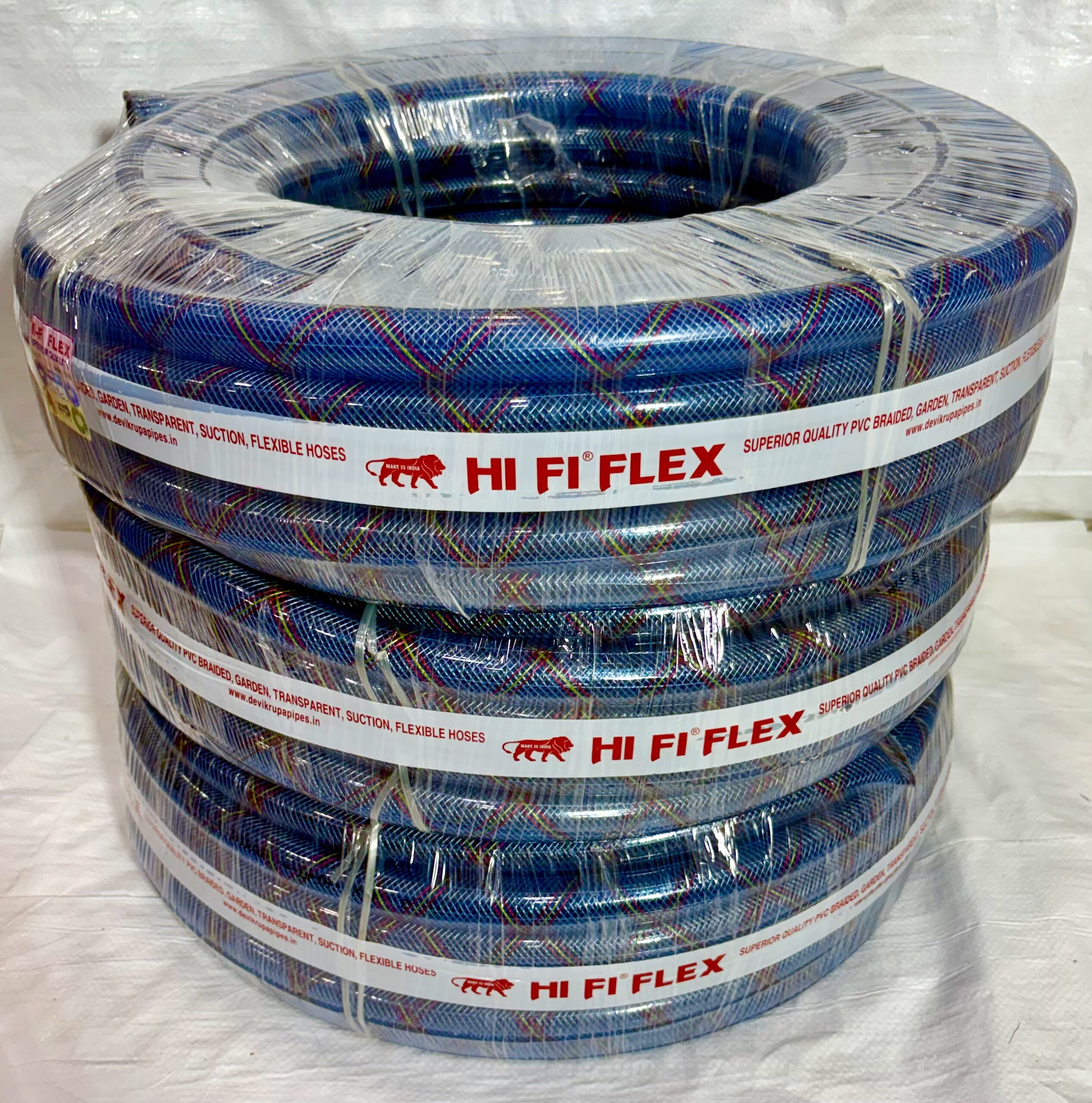 PVC HI-FI WHITE BRAIDED HOSE - Image 2